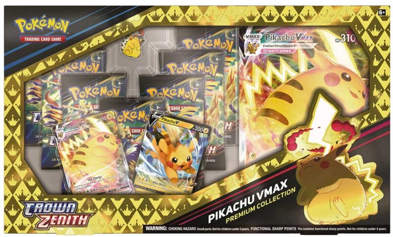 Pokemon TCG Crown Zenith Pikachu VMAX Premium Collection