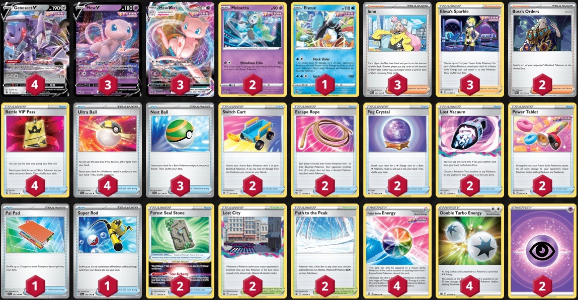 Pokemon TCG: Mew VMAX Deck Guide and Deck List - Deltia's Gaming