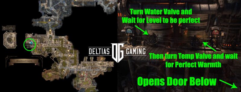 Baldur's Gate 3 Sluice Valve Puzzle Abandoned Cistern