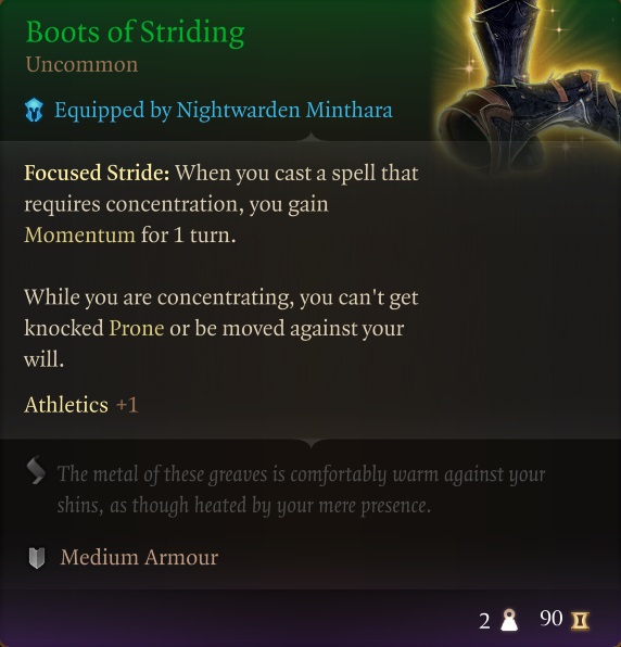 Boots of Striding - Baldur’s Gate 3 - BG3