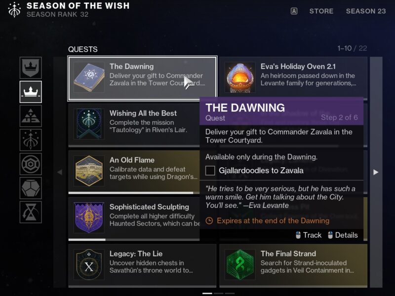 D2 Dawning Event Step 2 