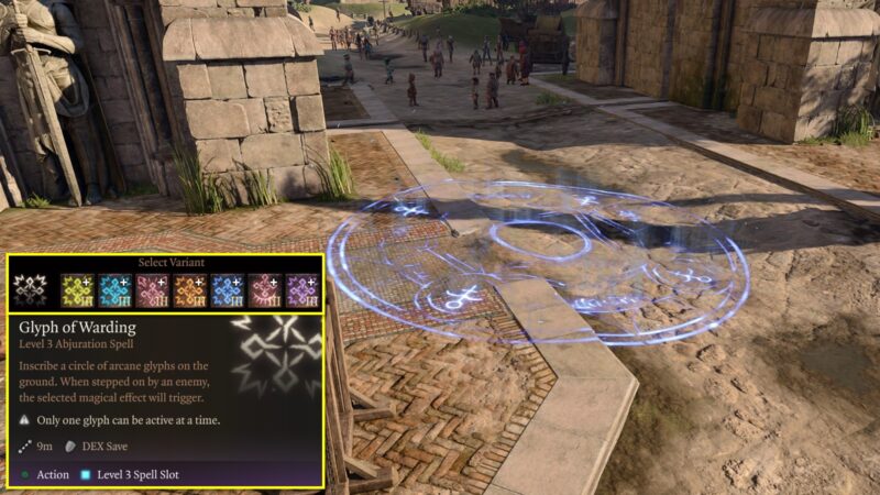 BG3 Glyph of Warding Spell