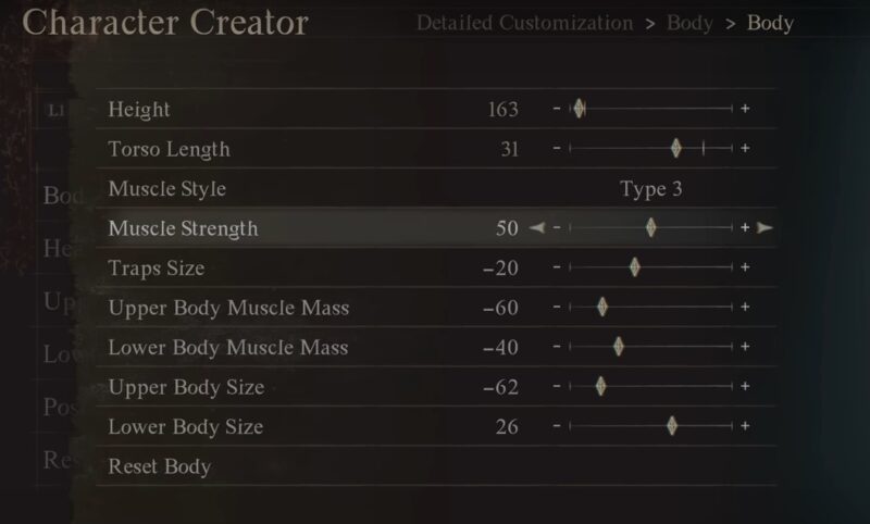 Dragon's Dogma 2 - Character Creation Options Muscles