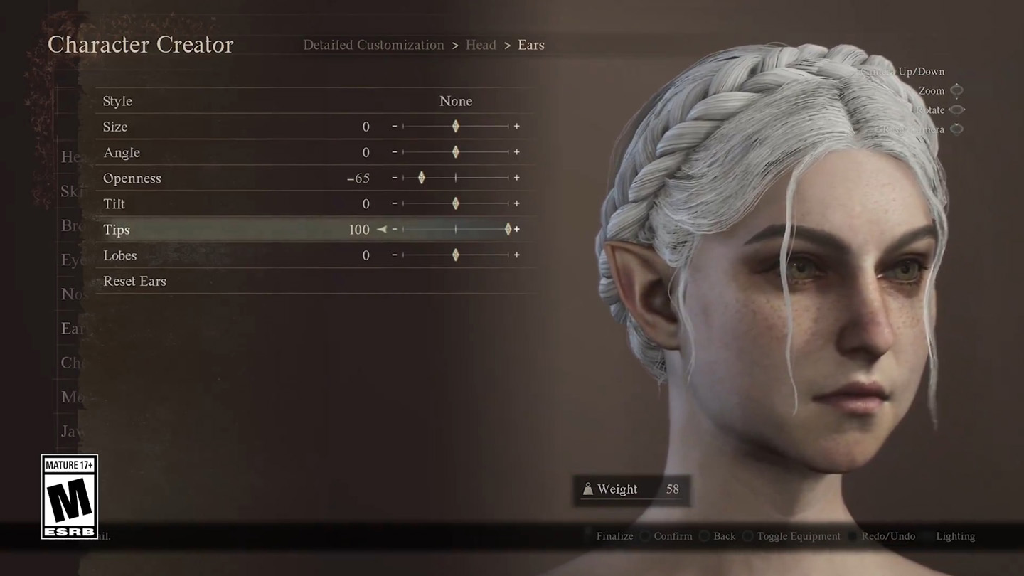 Dragon’s Dogma 2 - Elven Race in Character Creation