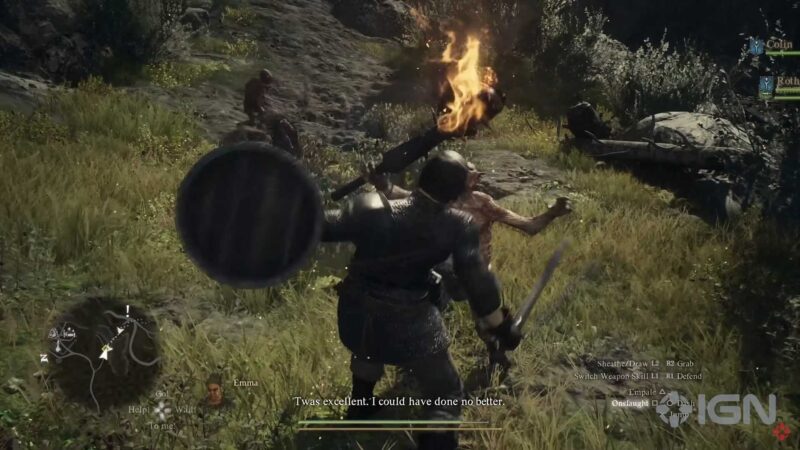 Dragon's Dogma 2 Fighter ability Onslaught from IGN