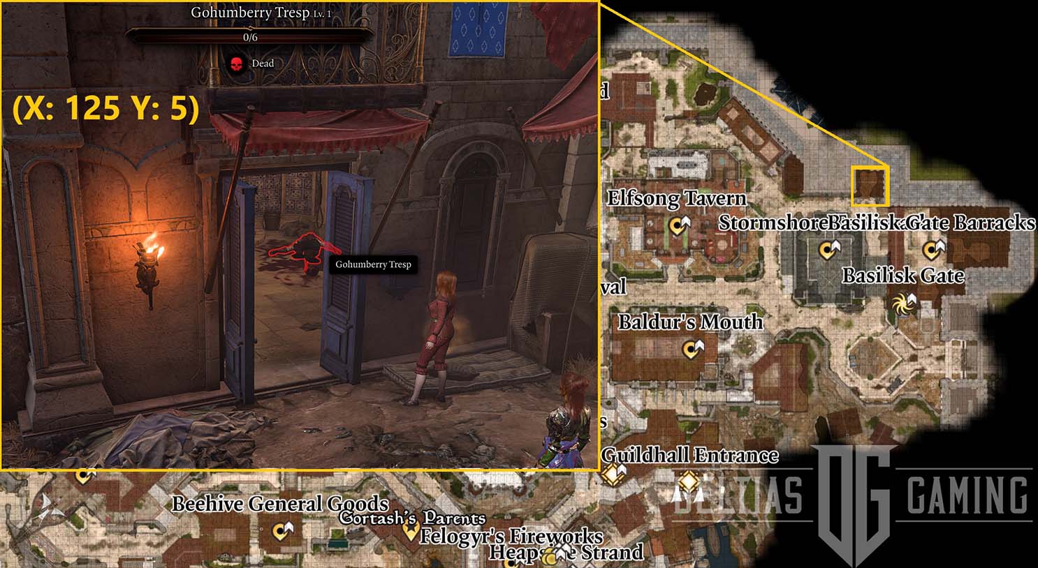 Расположение таза Дрибблса в Baldur's Gate 3 — найти клоуна Дрибблса