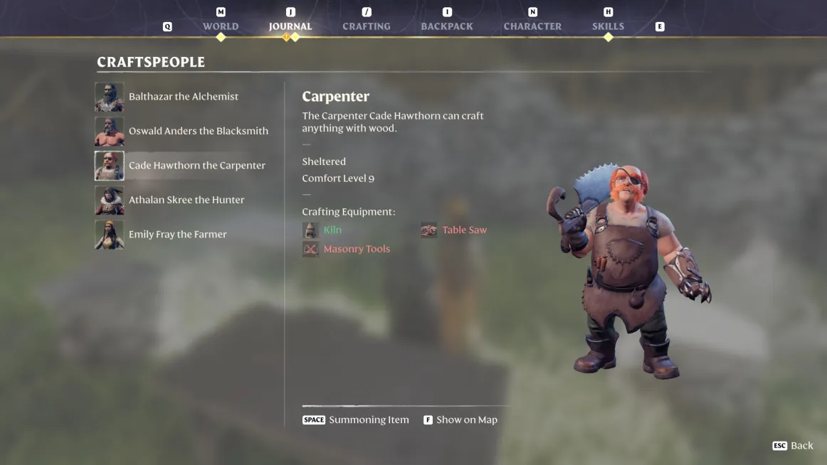 All The Carpenter Quests in Enshrouded Guide