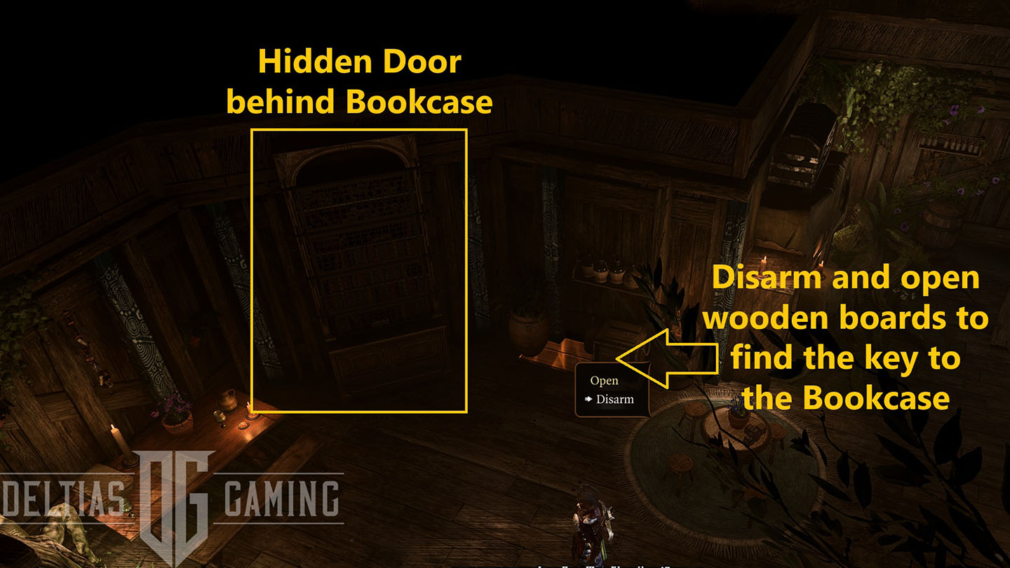 How to find Jaheira's Basement hidden room in Baldur's Gate 3