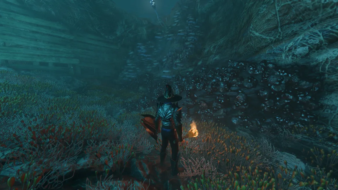 Iron ore in enshrouded - Example in the cave