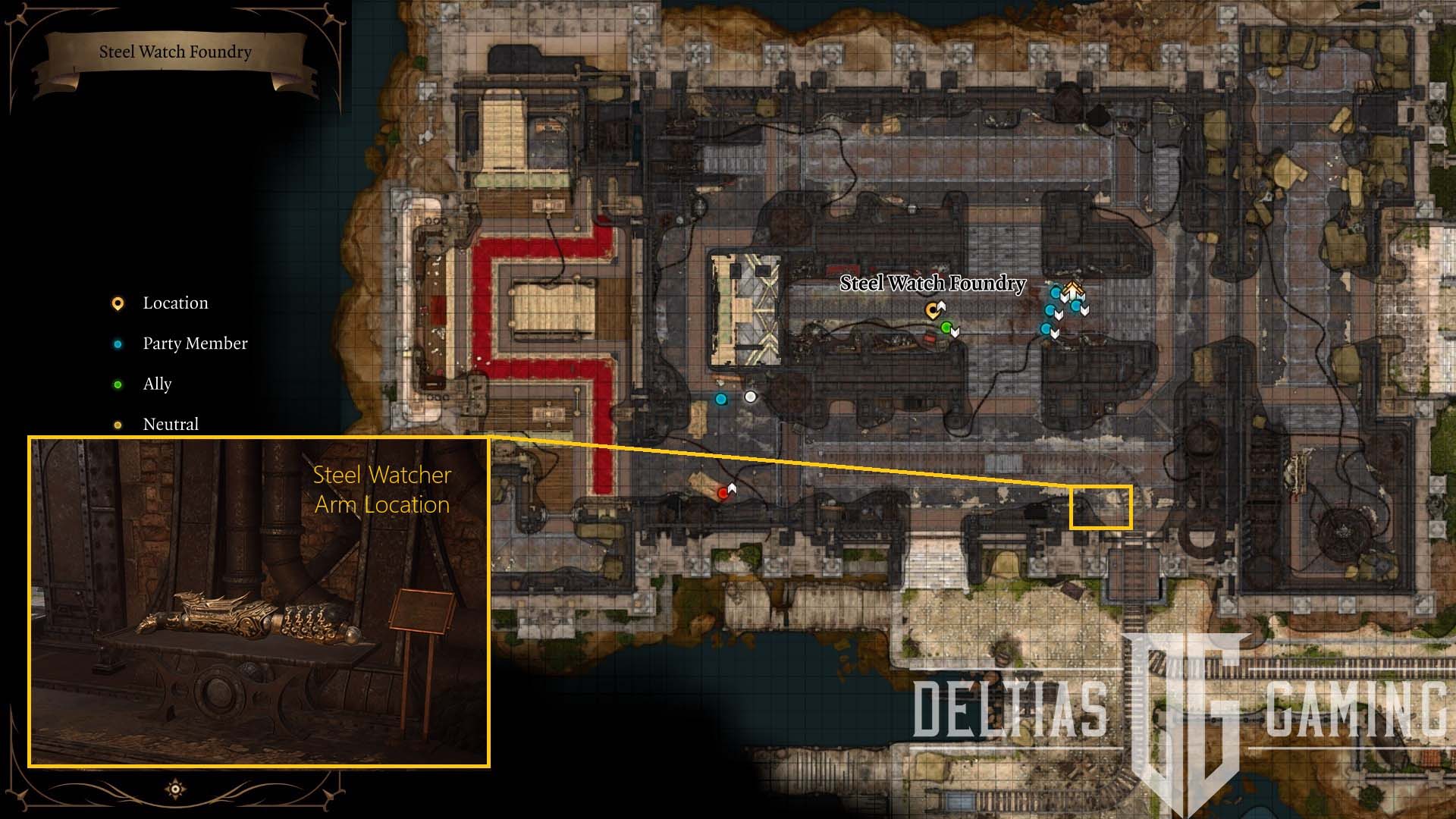 Steel Watcher Arm Location - Hellfire Engine Crossbow - Baldur's Gate 3