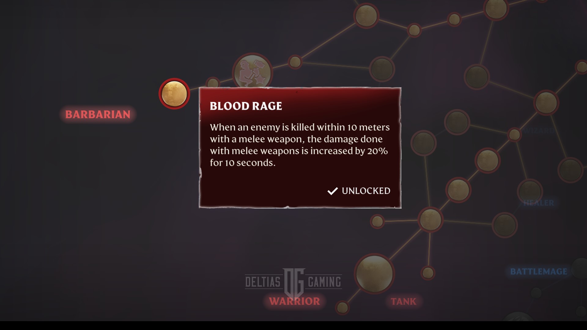 Blood Rage skill in Enshrouded Game