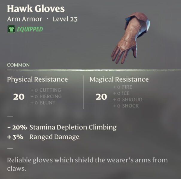 Hawk Gloves in Enshrouded
