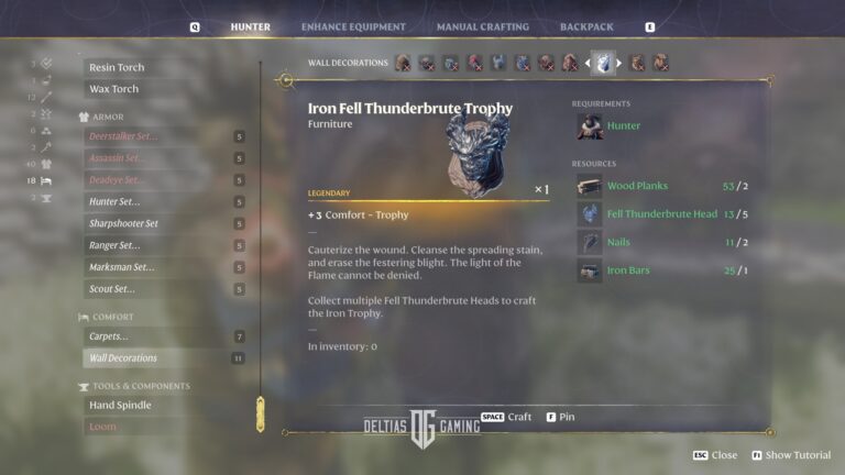 Enshrouded Iron Fell Thunderbrute Trophy