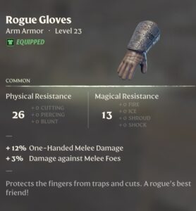 Rogue Gloves in Enshrouded Game
