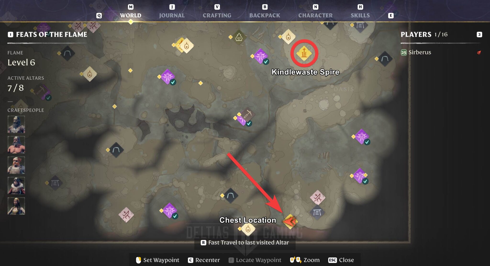 Enshrouded Secondary Legendary Gear Chest Map Location - Deltia's Gaming