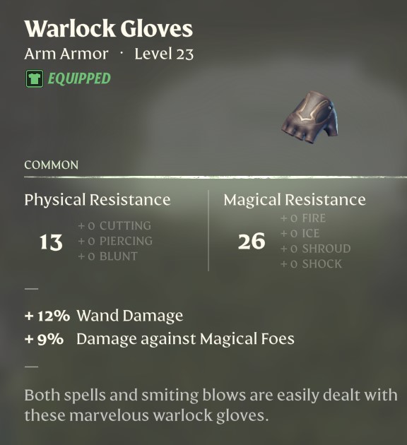 Warlock Armor in Enshrouded Game