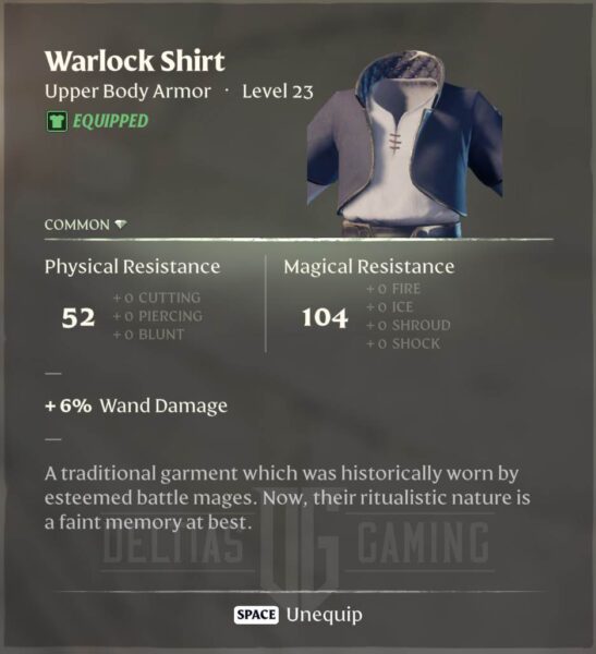 Enshrouded Warlock Shirt