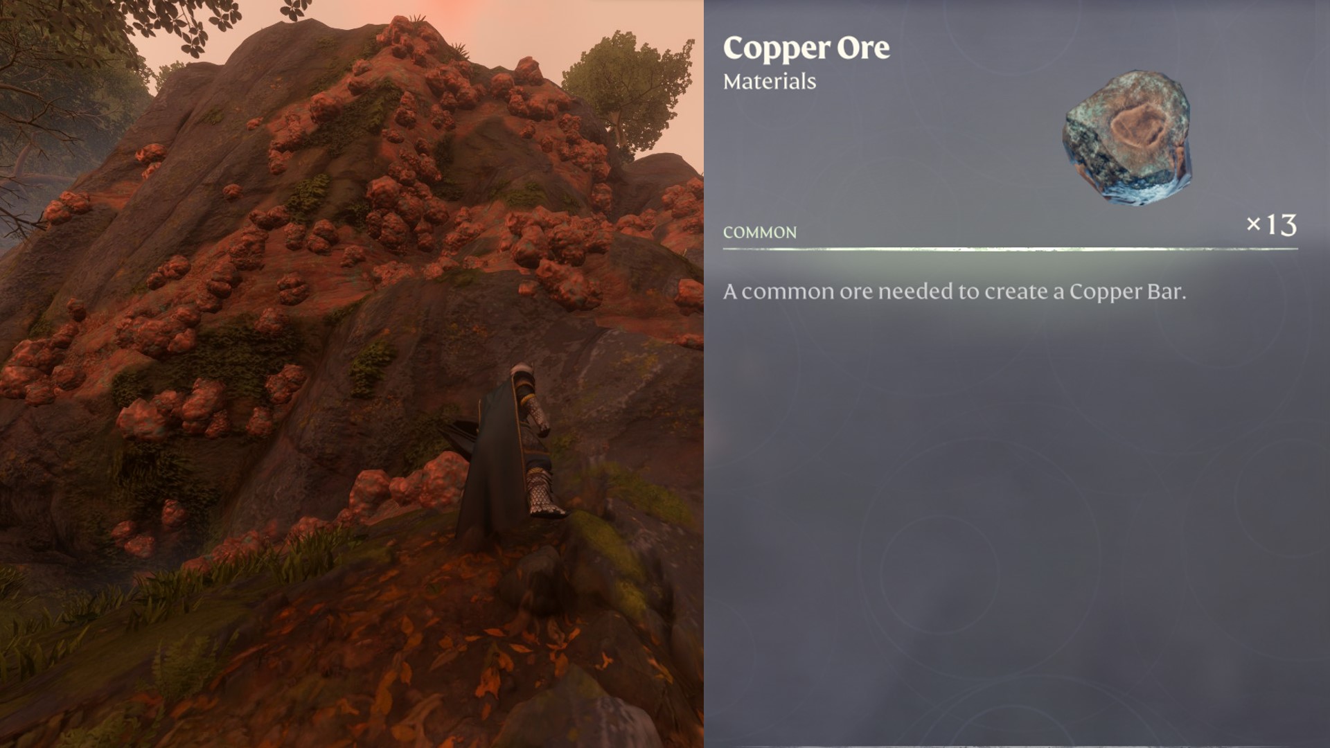 Copper Ore in Enshrouded Game