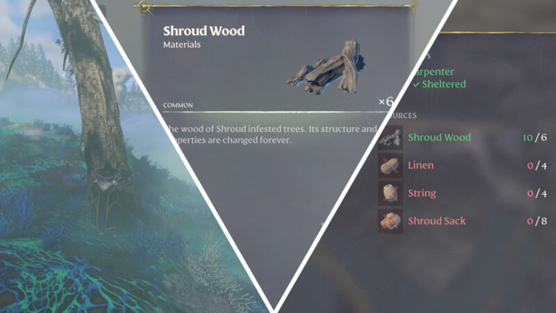 How to Get Shroud Wood Resource in Enshrouded