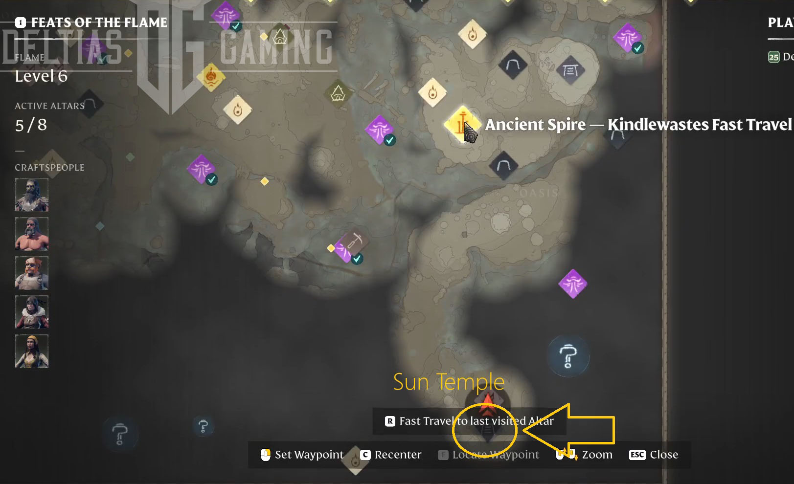 Legendary Ghost Glider and Sun Temple Location in Enshrouded