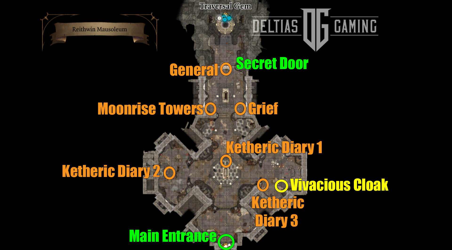 BG3 Grand Reithwin Mausoleum location Puzzle solution Gauntlet of Shar Secret Entrance