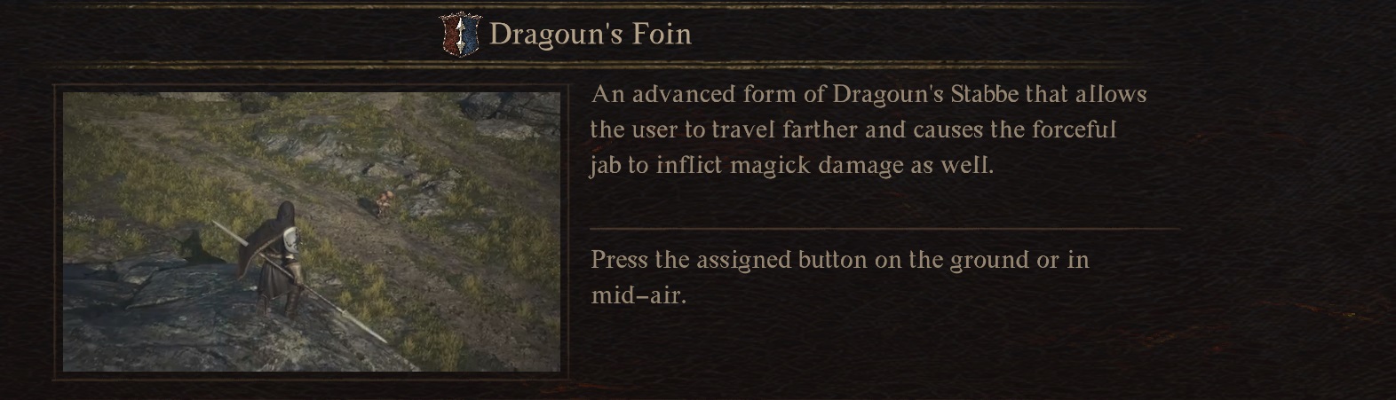 DD2 Mystic Spearhand Dragoun's Foin Skill - Dragon's Dogma 2 Build