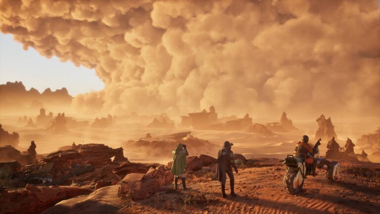 Dune Awakening - Group up and exploring questing together in Co-op
