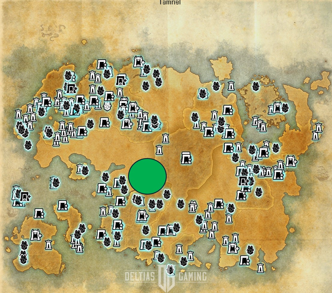 The Elder Scrolls Online Gold Road Расположение зоны Западного Уэлда — ESO