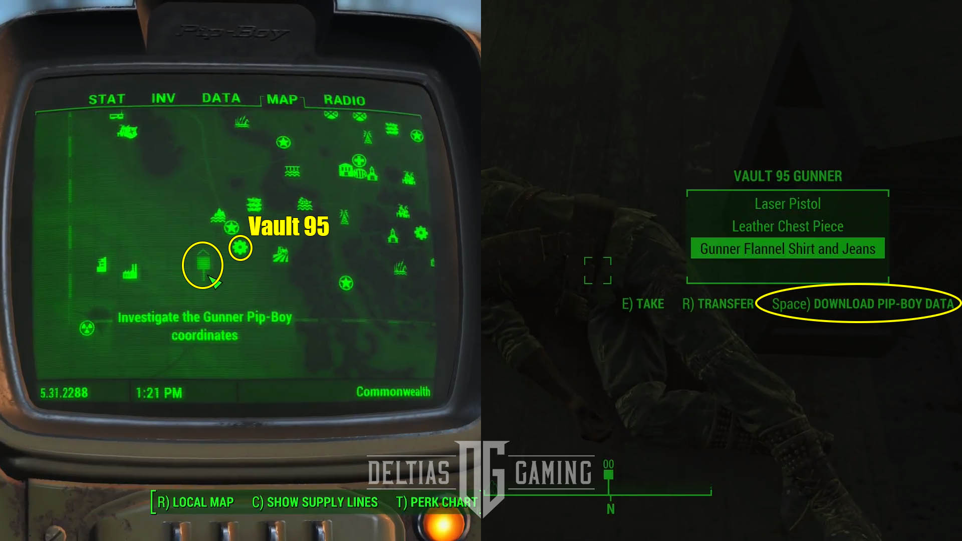 Fallout 4 Best of Three вторая карта местоположения церкви Gunner скачать данные Pip-Boy