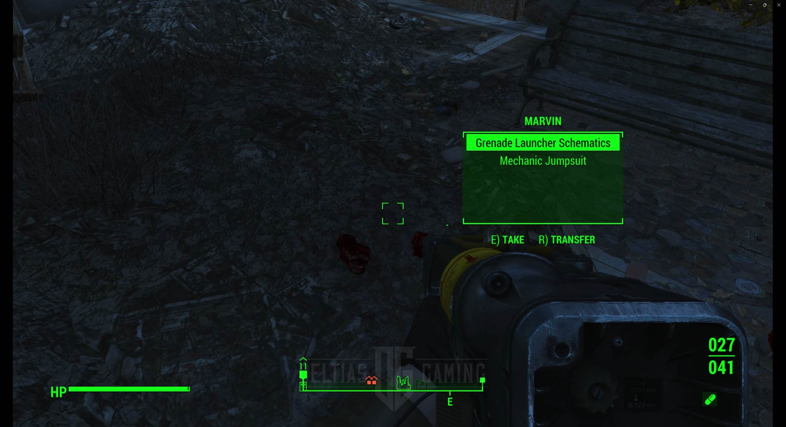 Схема гранатомета Fallout 4