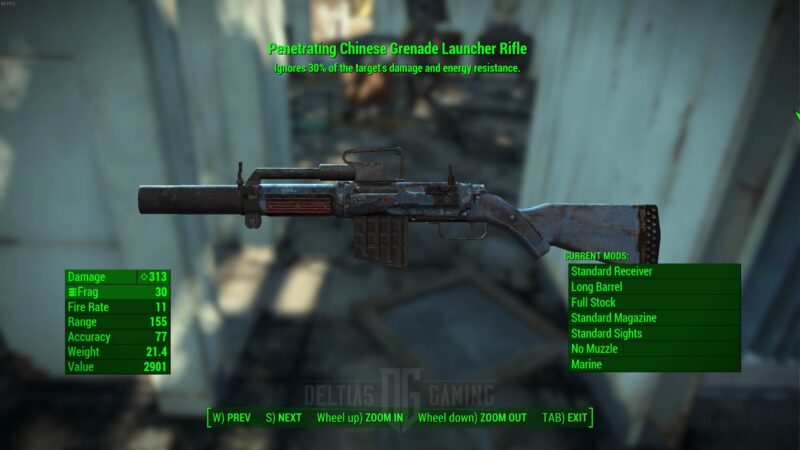 Fallout 4 How to Get Chinese Grenade Launcher Rifle