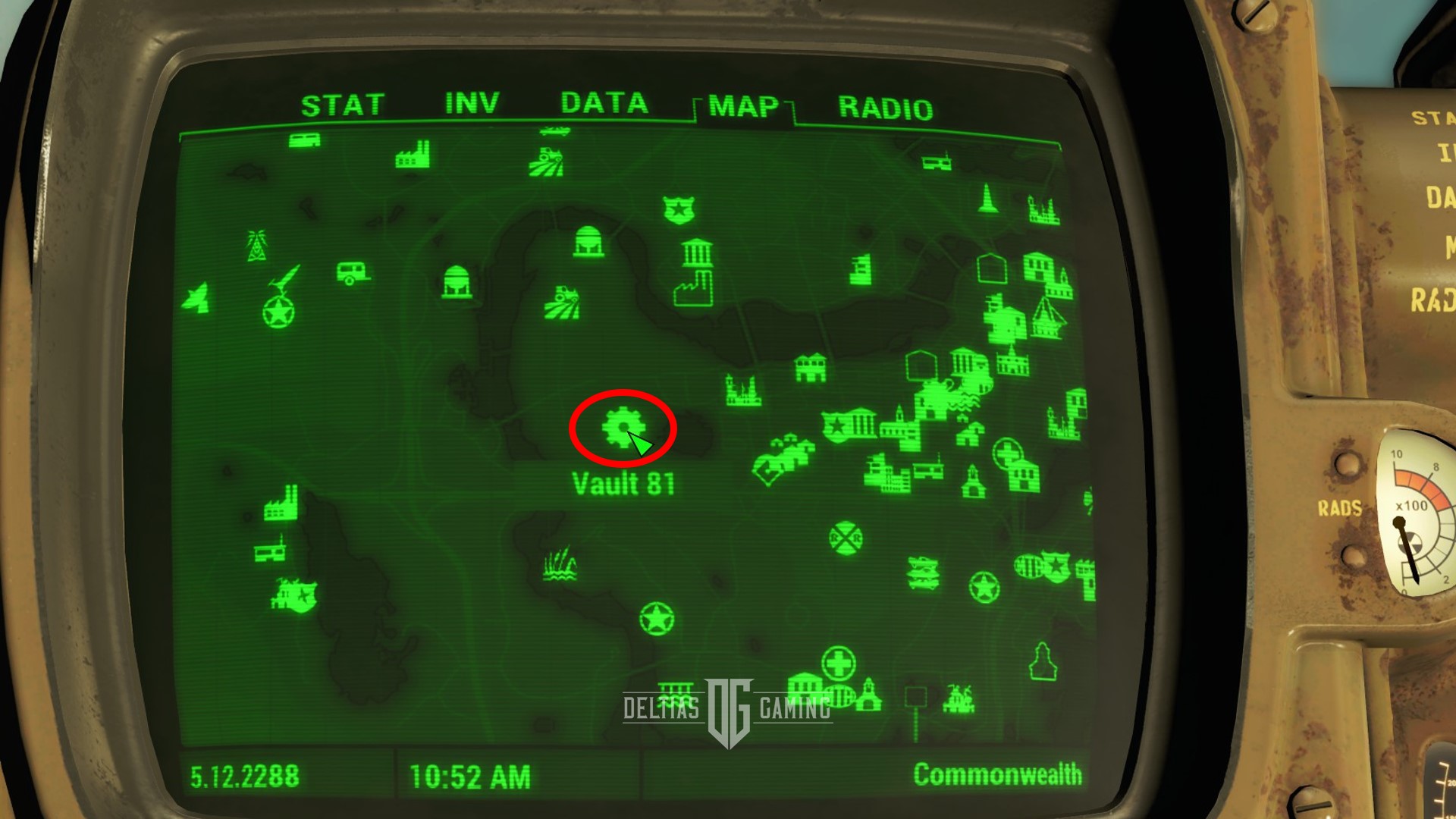 Fallout 4: Убежище 81: возможное местонахождение крикета