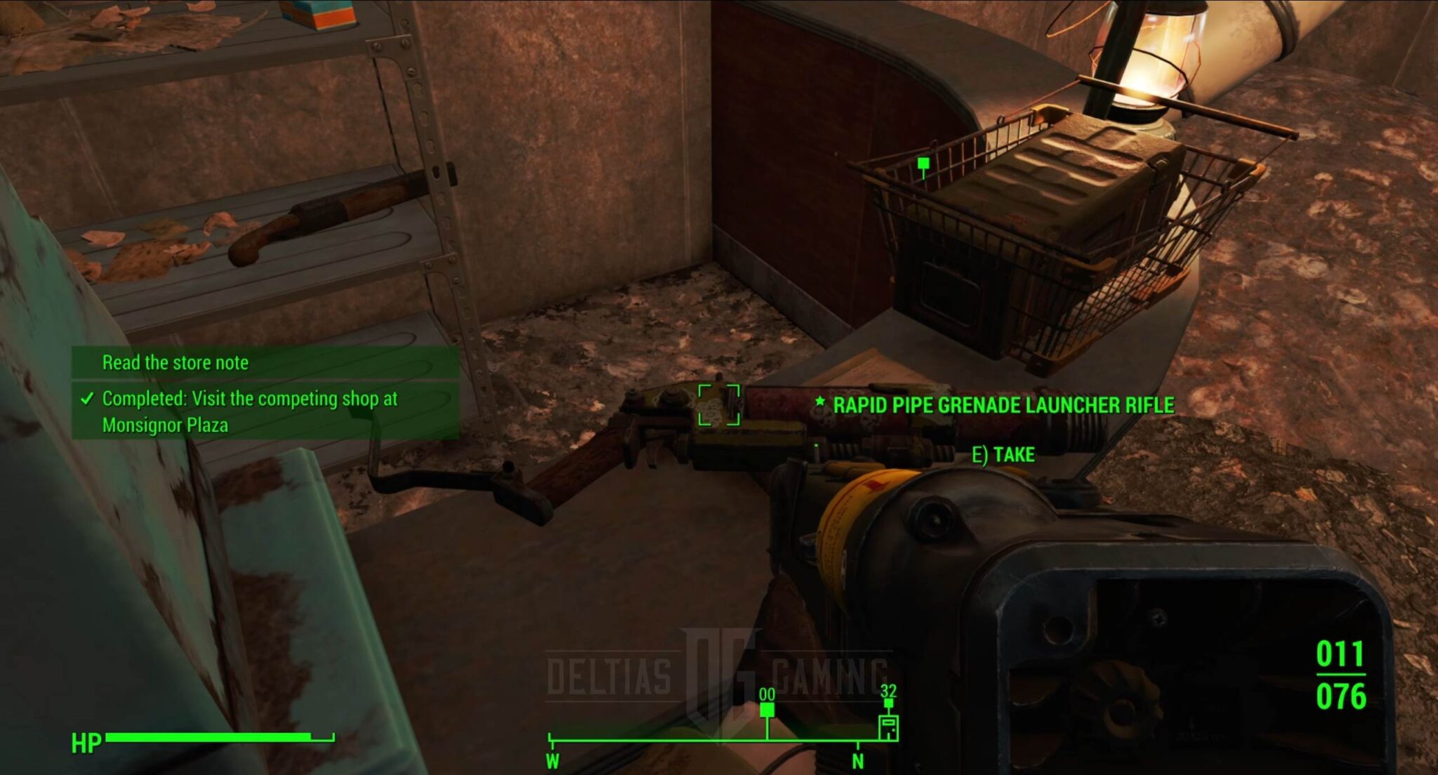 Fallout 4: How to Get Pipe Grenade Launcher Rifle - Deltia's Gaming