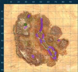 Ark Survival Ascended - Coelacanth Spawn Location Map on Scorched Earth ...