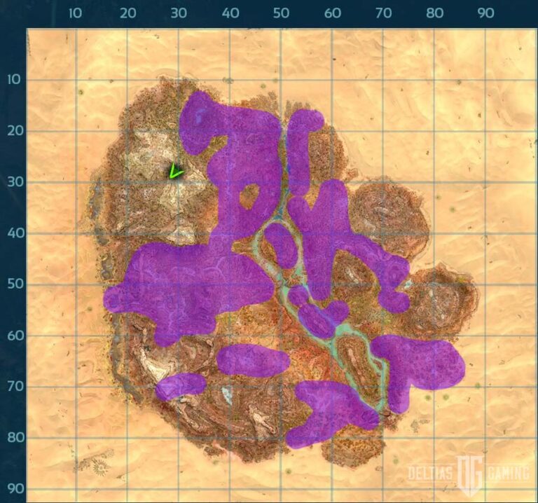 Ark Survival Ascended - Microraptor Spawn Location Map on Scorched ...