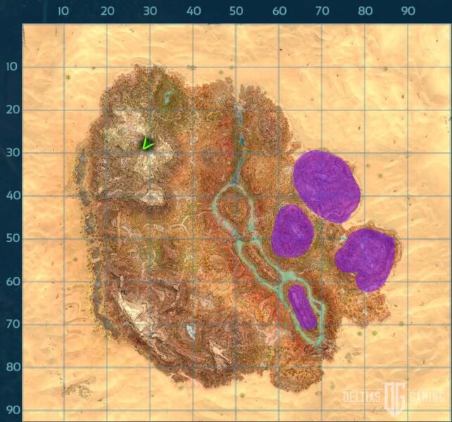 Ark Survival Ascended - Thylacoleo Spawn Location Map on Scorched Earth ...