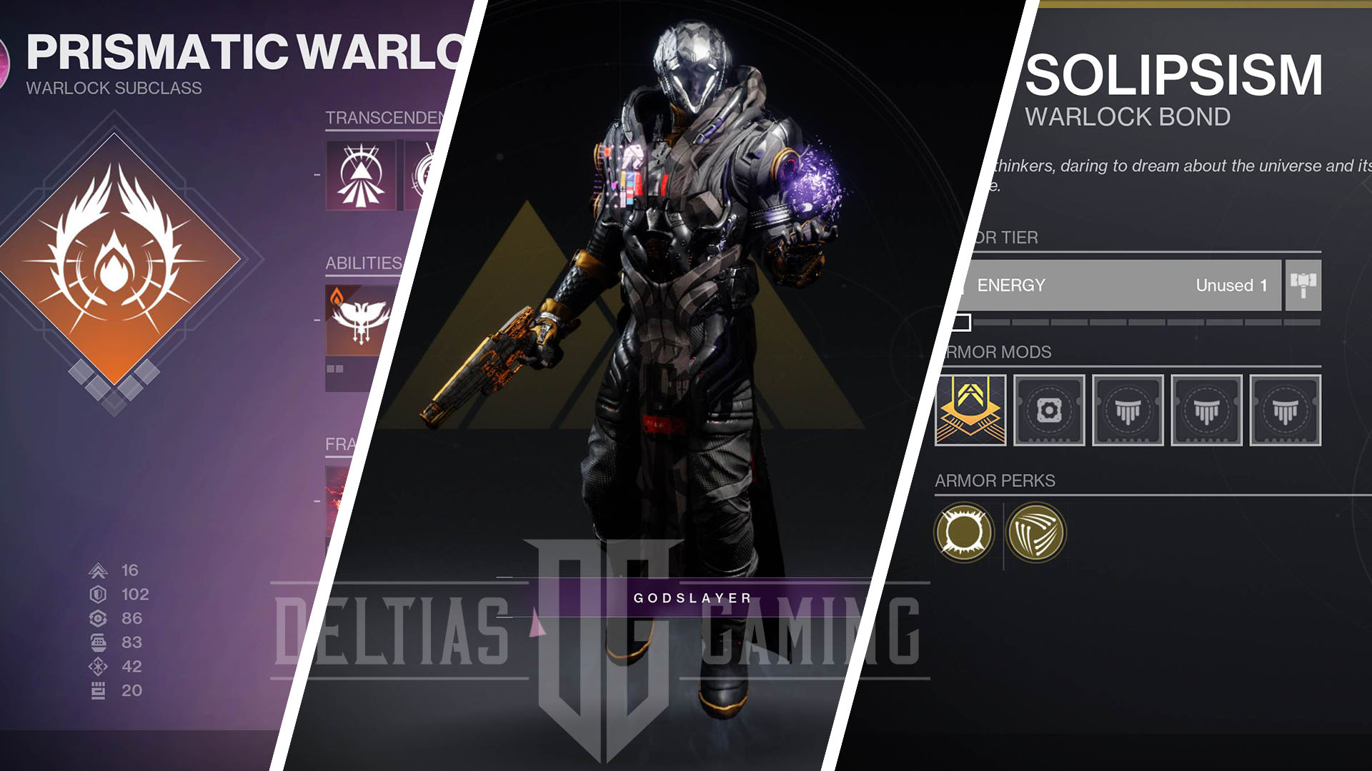 Destiny 2 Prismatic Warlock Pvp Build Deltias Gaming