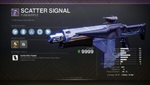 Destiny 2 Scatter Signal Fusion Rifle PvE God Roll