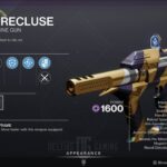 Destiny 2 The Recluse God Roll and How to Get