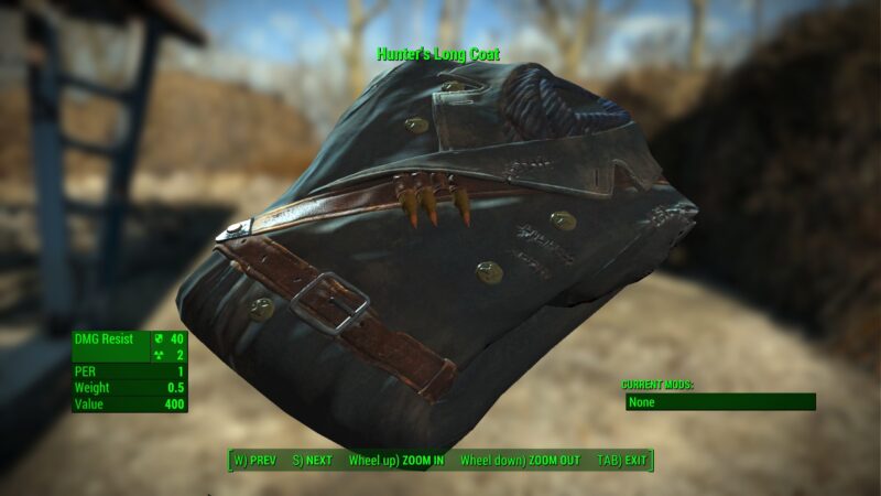 Fallout 4 Hunter's Long Coat