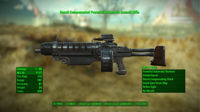 Fallout 4 Modified Assault Rifle