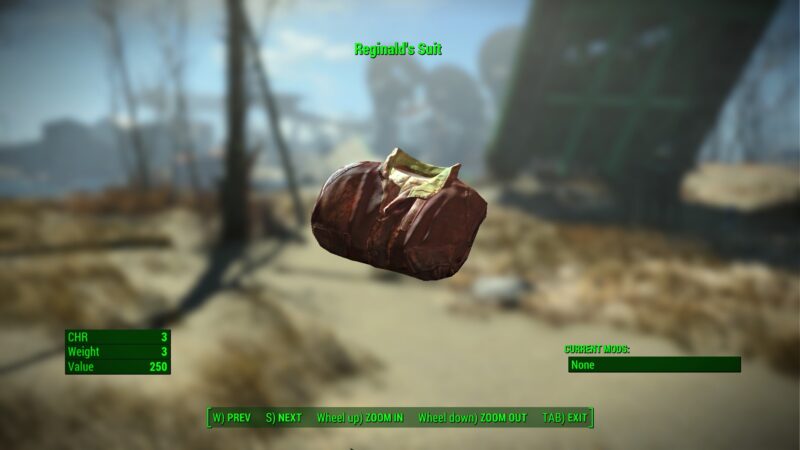 Fallout 4 Reginald's suit