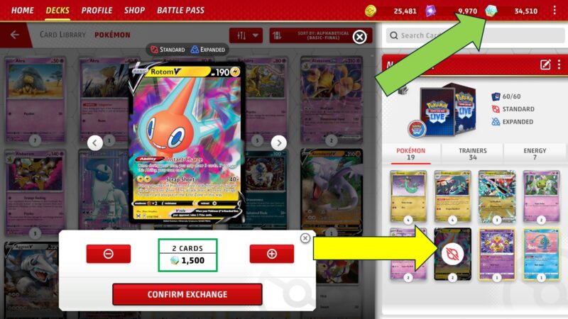 How to Exchange a Card in Pokemon TCG