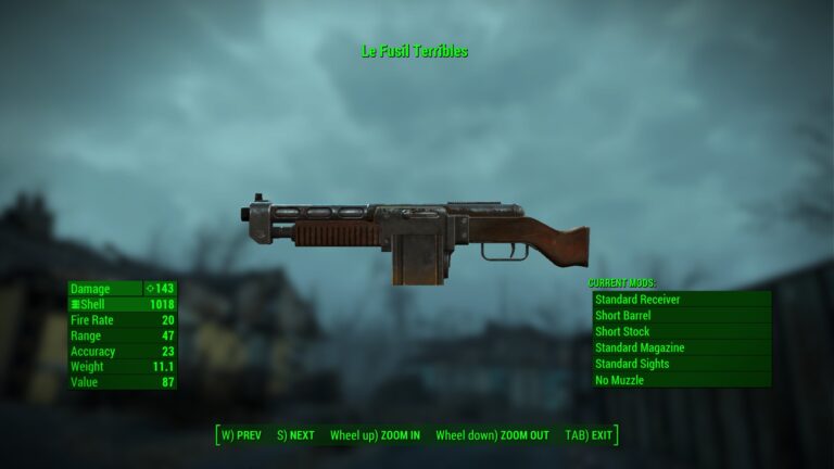 Le Fusil Terribles - Fallout 4