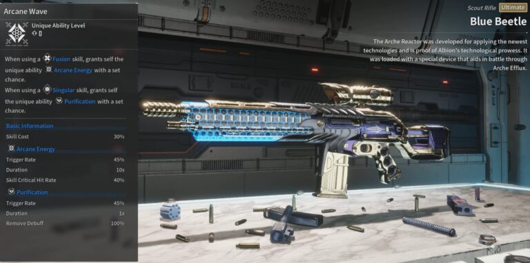 Blue Beetle Scout Rifle - the First Descendant