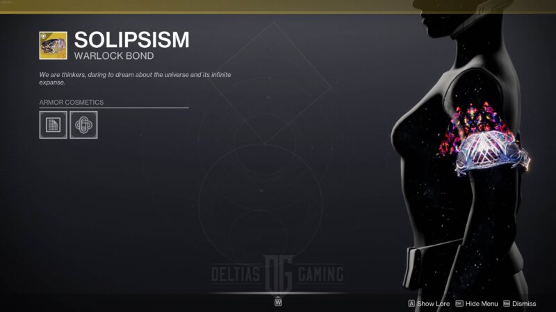 Destiny 2 Solipsism Exotic Class Item Warlock