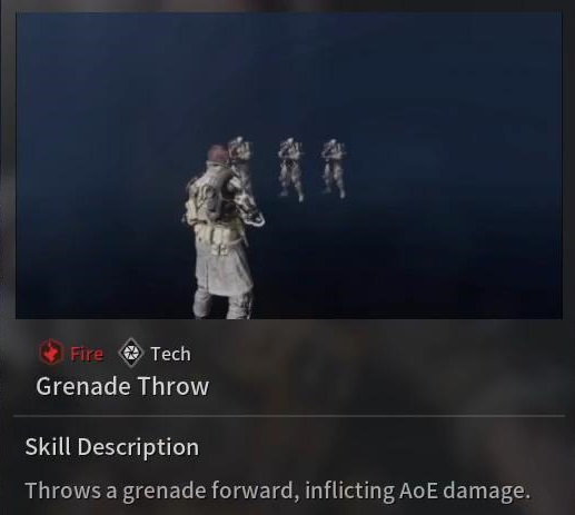 Grenade Throw - Lepic Skill The First Descendant