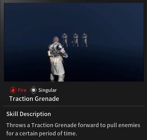 Traction Grenade - Lepic Skill The First Descendant