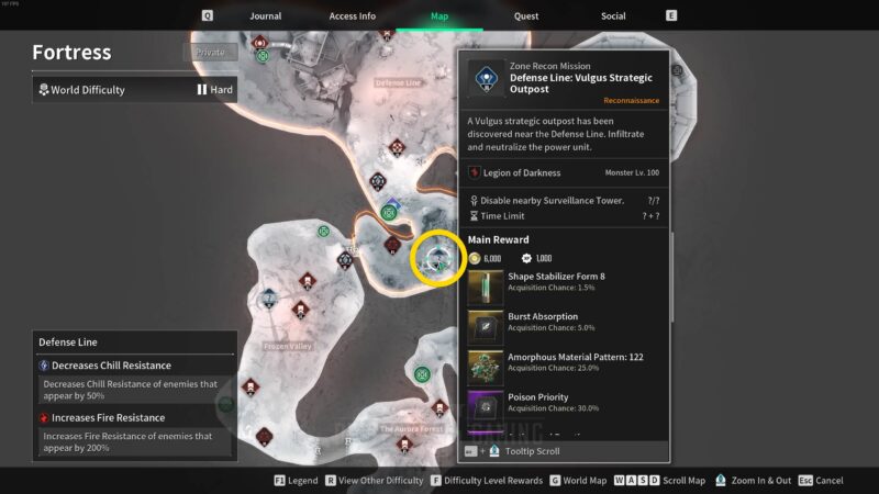 Best Gold and Kuiper Farm Map Location - Fortress Map - The First Descendant