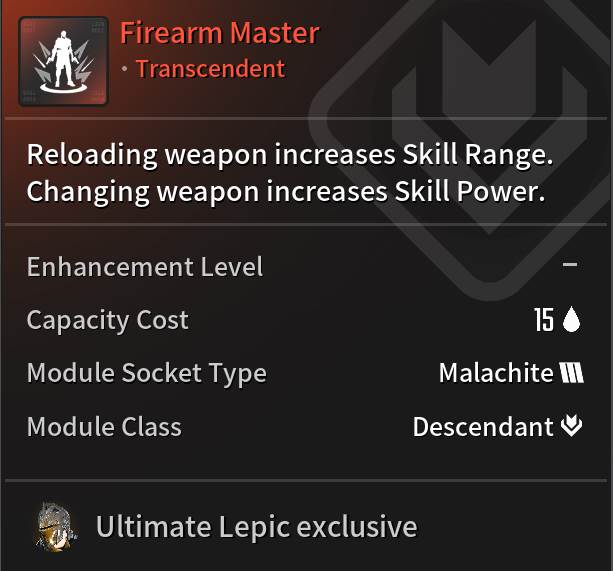 Best Lepic Transcendent Module - Firearm Master Mods - The First Descendant